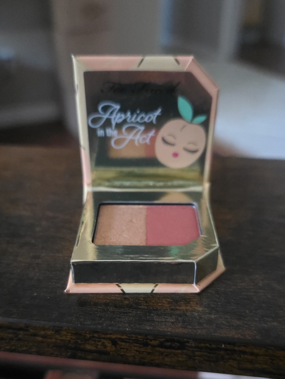 Too Faced Apricot Duo Blush - Peach & Coral Pink